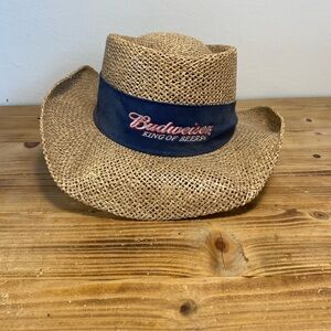 Budweiser Tan and Blue Grooming Hat